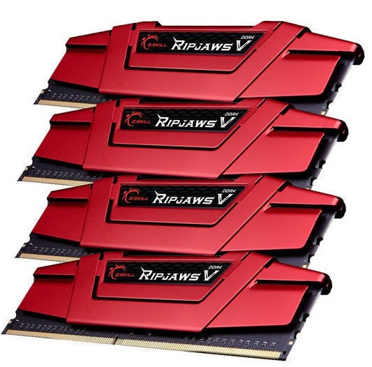 Operatyvioji atmintis (RAM) G.SKILL RipJaws V Red, DDR4, 32 GB, 2800 MHz