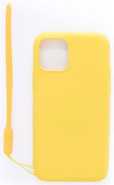 Evelatus Soft Touch Back Case With Strap For Apple iPhone 11 Pro Yellow