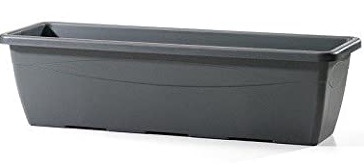 Puķu pods Cassetta Mare 1004080403, pelēka, Ø 270 mm, 800 mm