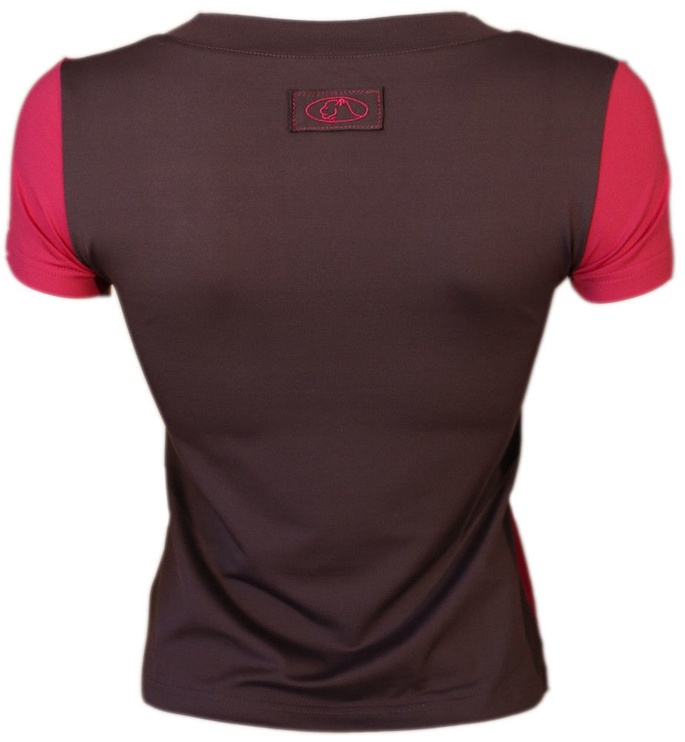 Футболка, женские Bars, коричневый/розовый, 2XL