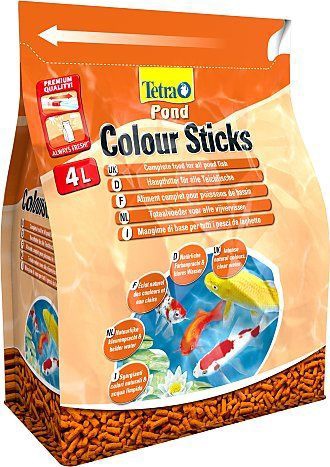 Maistas žuvims Tetra Pond Color Sticks, 4 l