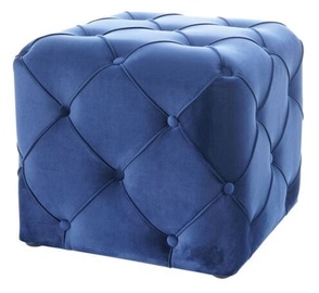 Signal Mebel Aviva Pouf Blue Velvet