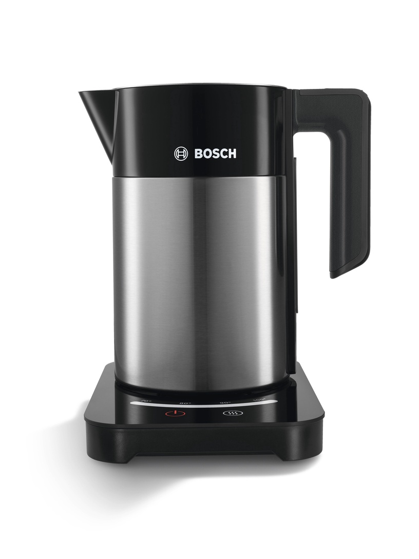 Elektriline veekeetja Bosch TWK7203, 1.7 l, must/roostevaba teras