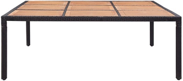 Садовый стол VLX Garden Table 46136, коричневый/черный