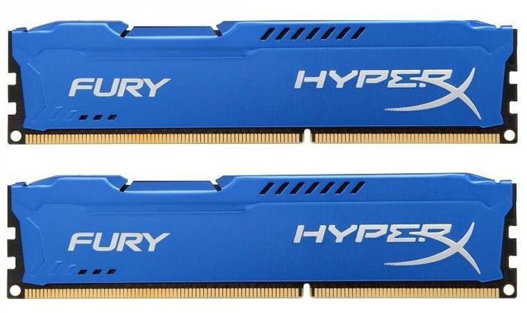 Operatyvioji atmintis (RAM) Kingston HyperX Fury Blue, DDR3 (RAM), 16 GB, 1600 MHz