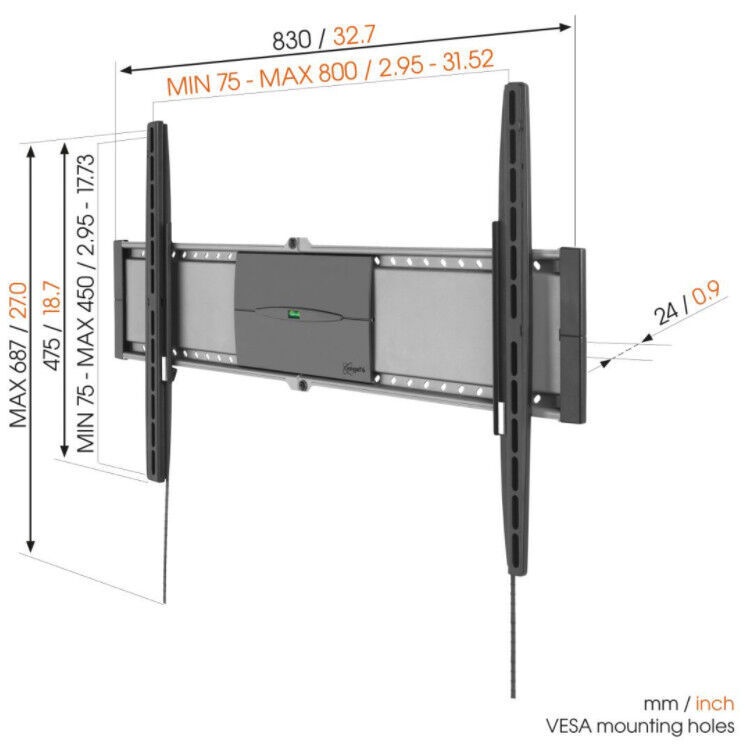 Кронштейн для телевизора Vogels EFW8305, 40-80″, 70 кг