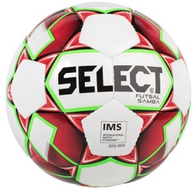 Select Futsal Samba 2018 Football 14791 White/Red Size 4