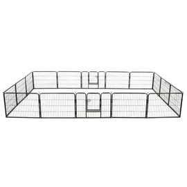 Защита VLX Dog Playpen 16 Panels Black, 4000x800x600 мм
