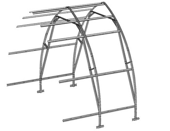 Siltumnīcas pagarinājuma rāmis Klasika 4779037491858, 200 cm x 250 cm