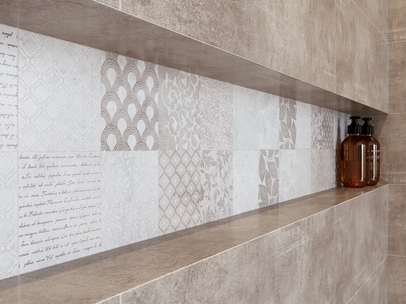 Flīzes Cersanit Wall Tiles Snowdrop 20x60cm Grey