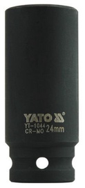 Yato Hexagonal Deep Impact Socket 1/2'' 24mm