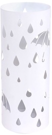 Lietussargu statīvs Songmics Round Rain, balta, 195x195x490 mm