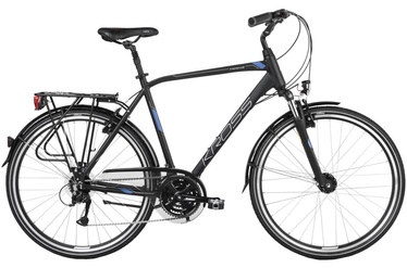 Kross Trans 4.0 L 28" Black Blue Silver Matte 19