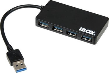 USB jaotur (USB hub) iBOX USB 3.0 4-Port HUB Slim