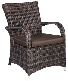 Home4You Chair Wicker 5 Dark Brown