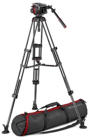 Manfrotto 504 Video Head Twin Leg Tripod MS 100/75mm