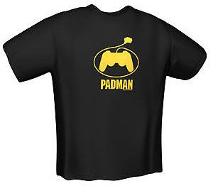GamersWear PadMan T-Shirt Black L