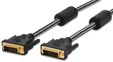 Ednet Cable DVI-D / DVI-D Black 3m