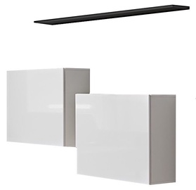 ASM Switch SB I Hanging Cabinet/Shelf Set White/Graphite Matt
