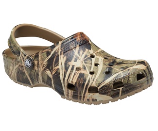 Шлепанцы Crocs Classic Realtree V2 12132, хаки, 42 - 43