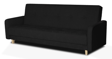Dīvāngulta Platan Adam Black, 210 x 85 x 90 cm