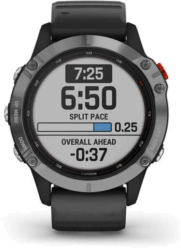 Išmanusis laikrodis Garmin Fenix 6, juoda - Senukai.lt