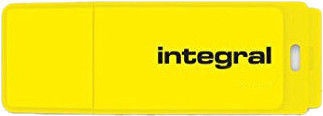 USB atmintinė Integral Neon Yellow, USB 2.0, 32 GB