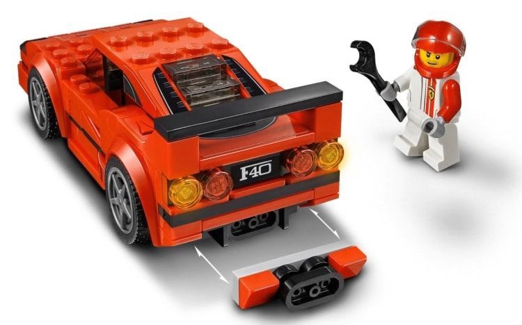 Konstruktor LEGO® Speed Champions Ferrari F40 Competizione 75890, 198 tk