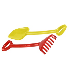 Liivakasti mänguasjade komplekt Adriatic Maxi, punane/kollane, 504 mm, 2 tk