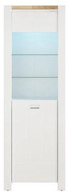 Black Red White Dreviso Cabinet White Glass 65.5x195.5x41.5cm
