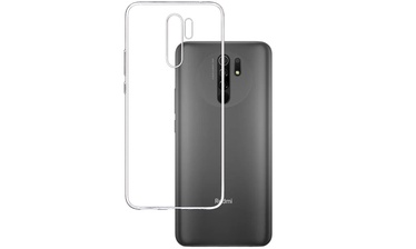 Dėklas telefonui Xiaomi Redmi 9 skaidrus