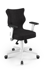 Офисный стул Perto AT01, 40 x 63 x 90 - 100 см, белый/черный