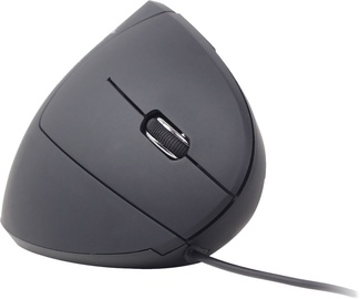 Kompiuterio pelė Gembird MUS-ERGO-01 Black, laidinė, optinė