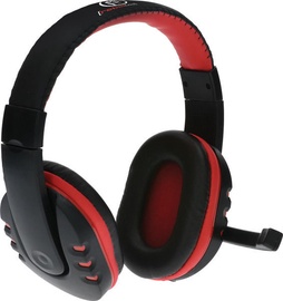 Ausinės Rebeltec Rohan Black/Red