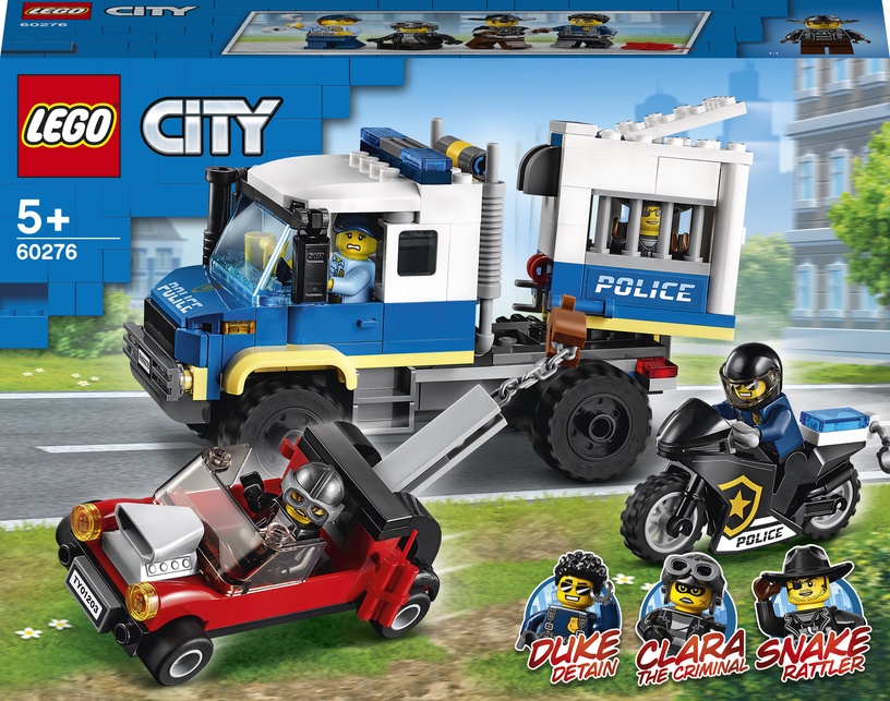 Конструктор LEGO City Транспорт для перевозки преступников 60276, 244 шт.