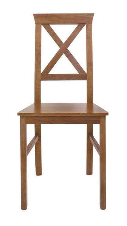 Valgomojo kėdė Alla 4, ruda, 44 cm x 54 cm x 96.5 cm