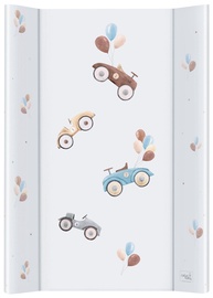 Vystymo lenta Ceba Baby Short Retro Cars Hard, 70x50 cm, balta