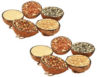 Sausa pārtika VLX Coconut Halves, savvaļas putniem, 2.9 kg