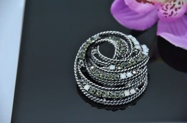 Vincento Brooch With Zirconium Crystal LD-1415