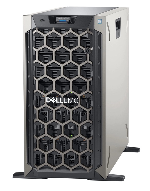 Serveris Dell PowerEdge T340 210-AQSN-273372138, Intel® Xeon® E-2124 (8 MB Cache, 3.3 GHz)