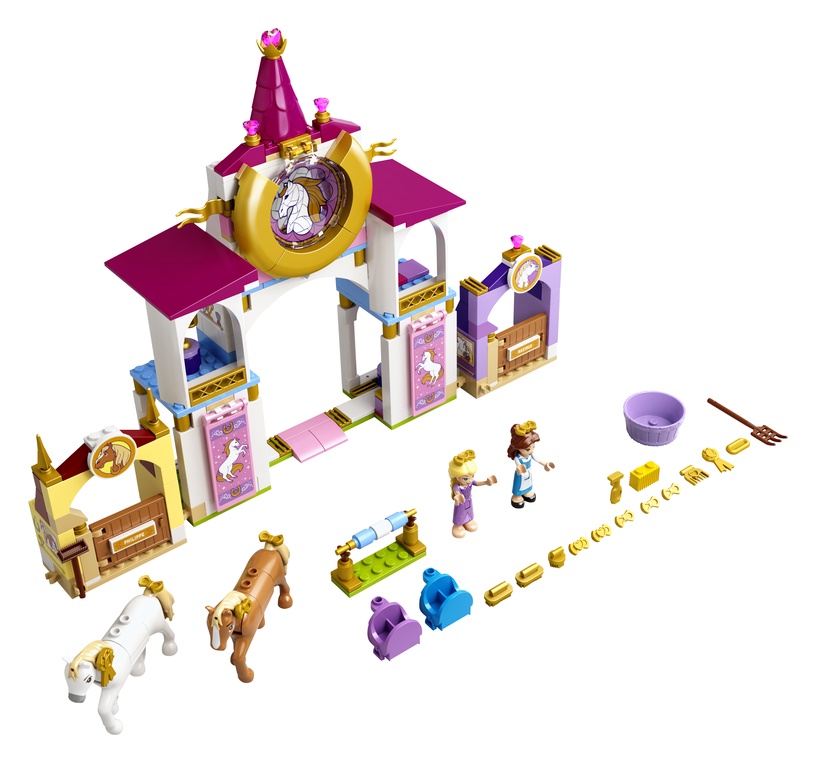 Konstruktor LEGO® | Disney Princess™ Bella ja Rapuntsli kuninglikud tallid 43195, 239 tk