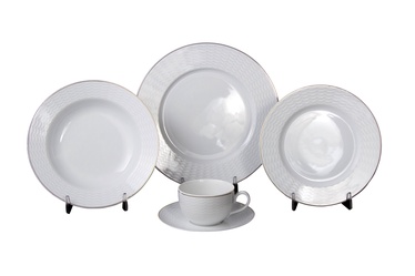 Taldrik Domoletti JENNY 0414/16 0061490, kuldne/valge, 225 mm