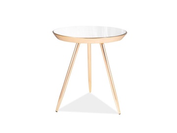 Kavos staliukas Signal Meble Bora C Gold, 420x420x460 mm