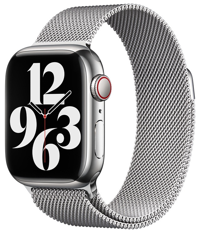 Ремешок Apple 41mm Silver Milanese Loop, серебристый