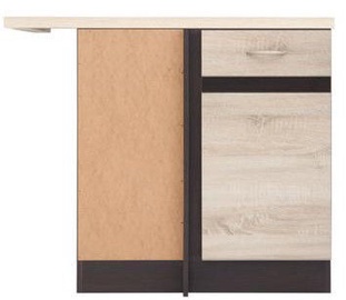 Alumine köögikapp Junona Line, pruun, 785 mm x 490 mm x 820 mm
