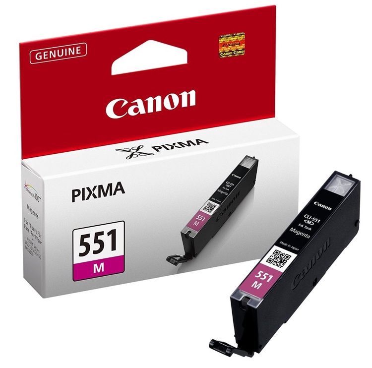 Rašalinio spausdintuvo kasetė Canon CLI-551M, rožinė/violetinė