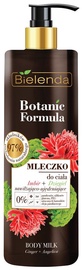 Ķermeņa piens Bielenda Botanic Formula Ginger + Angelica, 400 ml