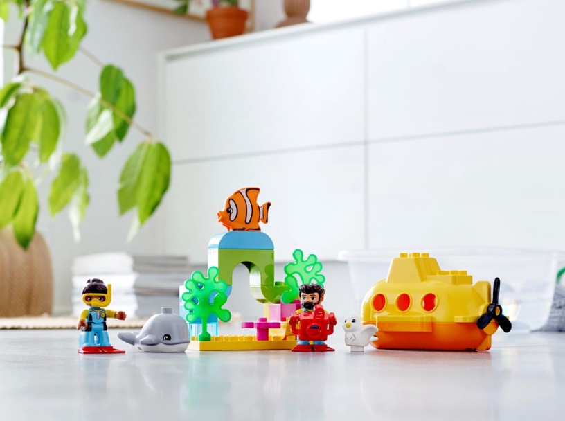 Konstruktors LEGO® Duplo Town Piedzīvojumi ar zemūdeni 10910, 24 gab.