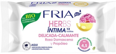 Fria Bio Herbs Intimate Wipes 12pcs Delicate