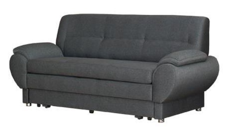 Sofa-lova Bodzio Livonia 3, pilka, 184 x 76 cm x 89 cm